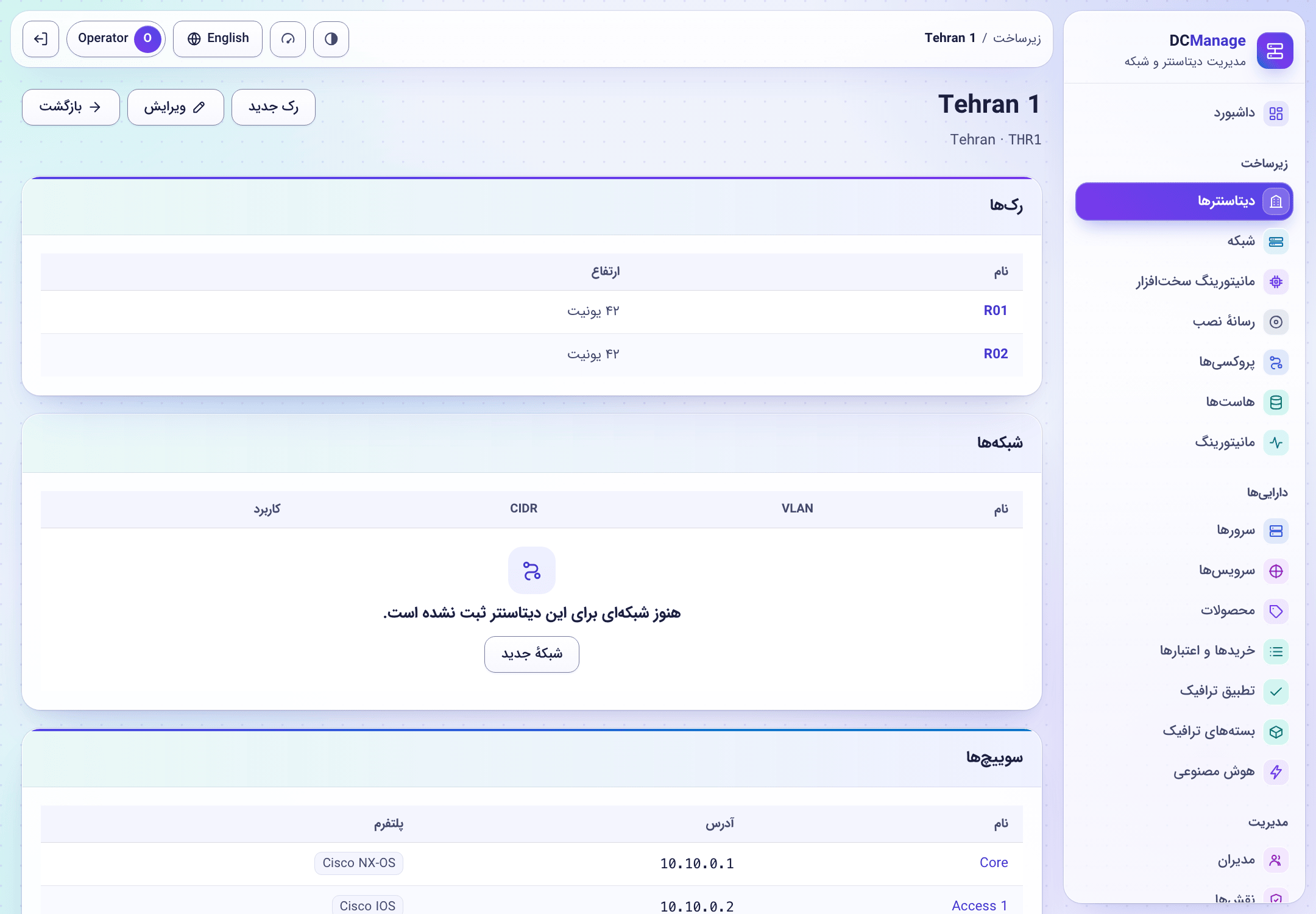 داخل یک دیتاسنتر